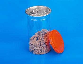 Reusable Plastic Airtight Storage Jars PET Material For Food Storage