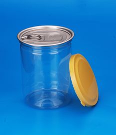 Food Grade Empty Plastic Jars With Lids Transparent Color 83 . 5 * 114MM