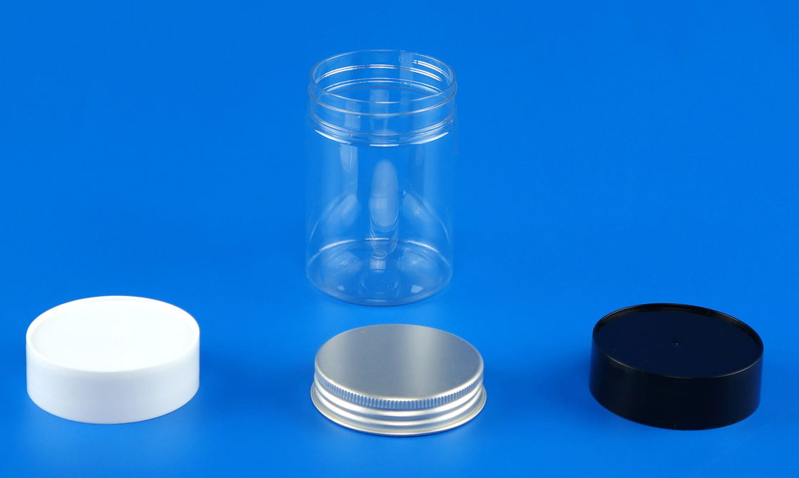 Transparent Round Plastic Jars , Easy Opening Small Round Plastic Containers